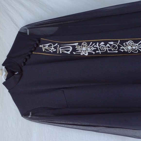 Alfred Shaheen Dresses & Skirts - Vintage Alfred Shaheen Long Black Asian Inspired Dress